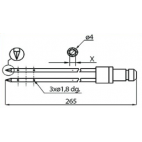 Dorit L265 4mm Injector Needles
